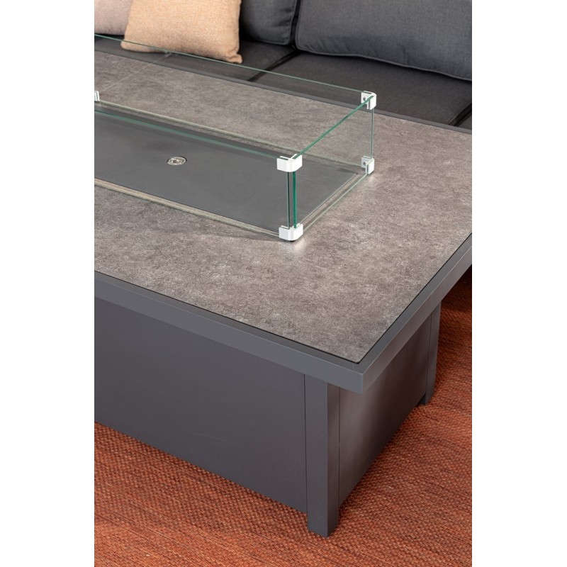 Bizzotto Zestaw Ogrodowy Hendrix Ciemny   Szary