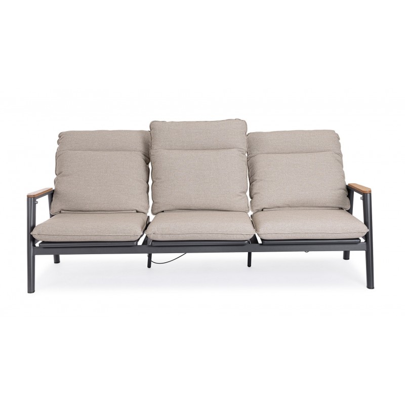 Bizzotto Sofa 3-Osobowa Ogrodowa Miguel   Beżowa