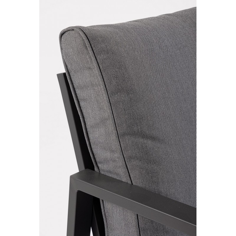 Bizzotto Zestaw Ogrodowy Hilde Ciemny     Szary