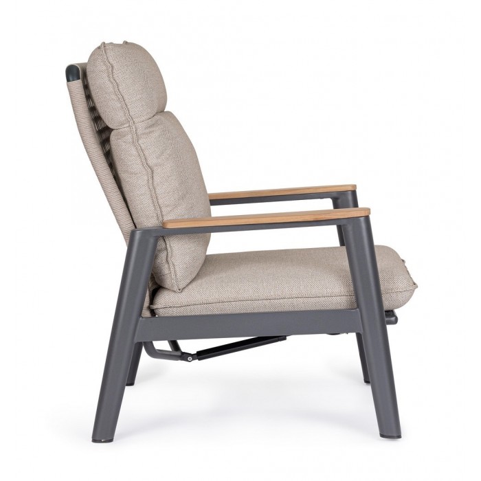 Bizzotto Fotel Ogrodowy Miguel Beżowy