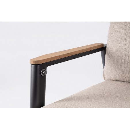 Bizzotto Fotel Ogrodowy Miguel Beżowy