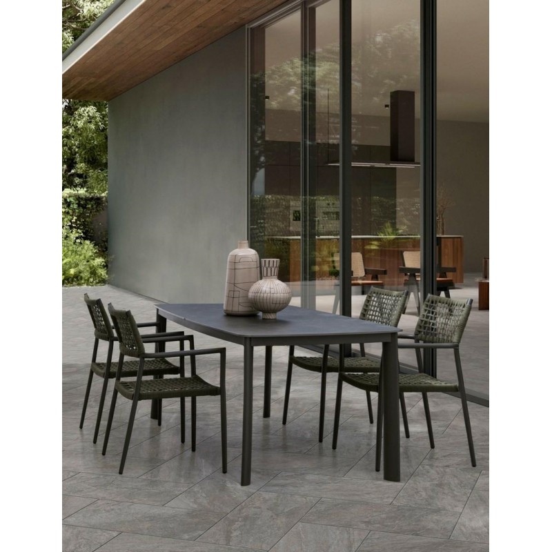 Bizzotto Stół Ogrodowy Alcora 180         Antracyt