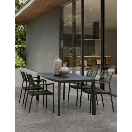 Bizzotto Stół Ogrodowy Alcora 180         Antracyt