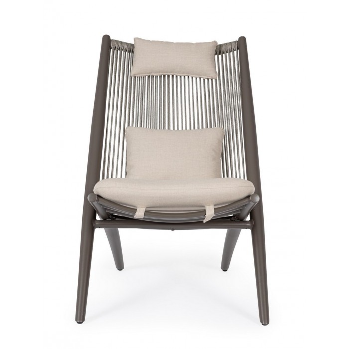 Bizzotto Fotel Ogrodowy Aloha Brązowy