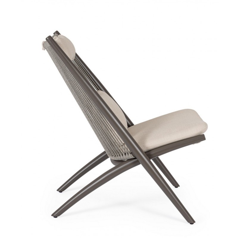 Bizzotto Fotel Ogrodowy Aloha Brązowy