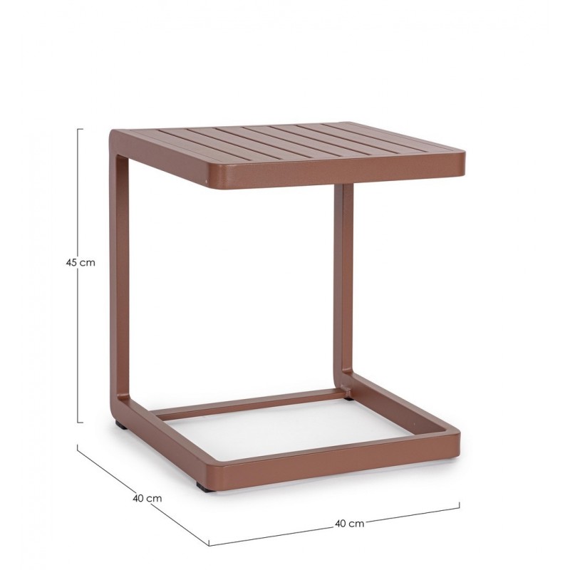 Bizzotto Stolik Ogrodowy Konnor Brązowy