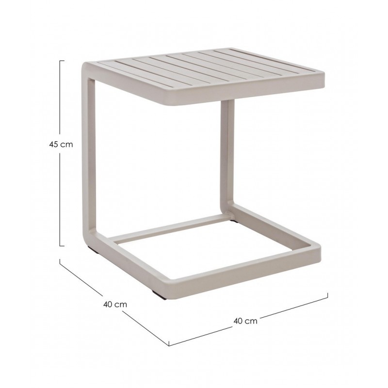 Bizzotto Stolik Ogrodowy Konnor Beżowy