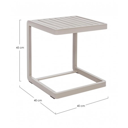 Bizzotto Stolik Ogrodowy Konnor Beżowy