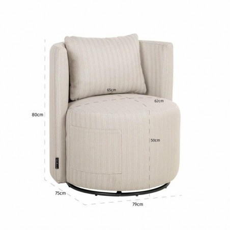 Richmond Fotel Obrotowy Ogrodowy Marlin   Beżowy