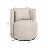 Richmond Fotel Obrotowy Ogrodowy Marlin Beżowy