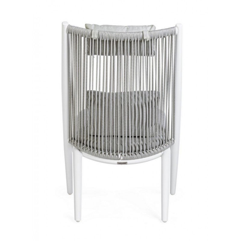 Bizzotto Fotel Ogrodowy Aloha Biały /     Szary