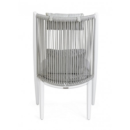 Bizzotto Fotel Ogrodowy Aloha Biały /     Szary