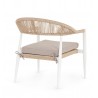 Bizzotto Fotel Ogrodowy Jandia Biały /    Beżowy