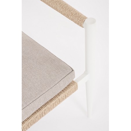 Bizzotto Fotel Ogrodowy Jandia Biały /    Beżowy