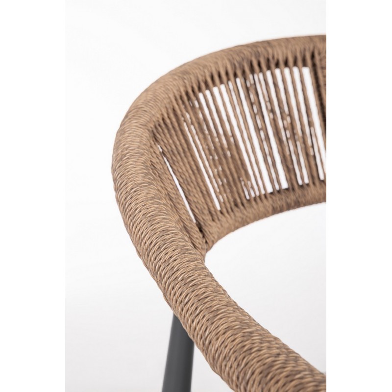 Bizzotto Fotel Ogrodowy Jandia Szare /    Naturalne