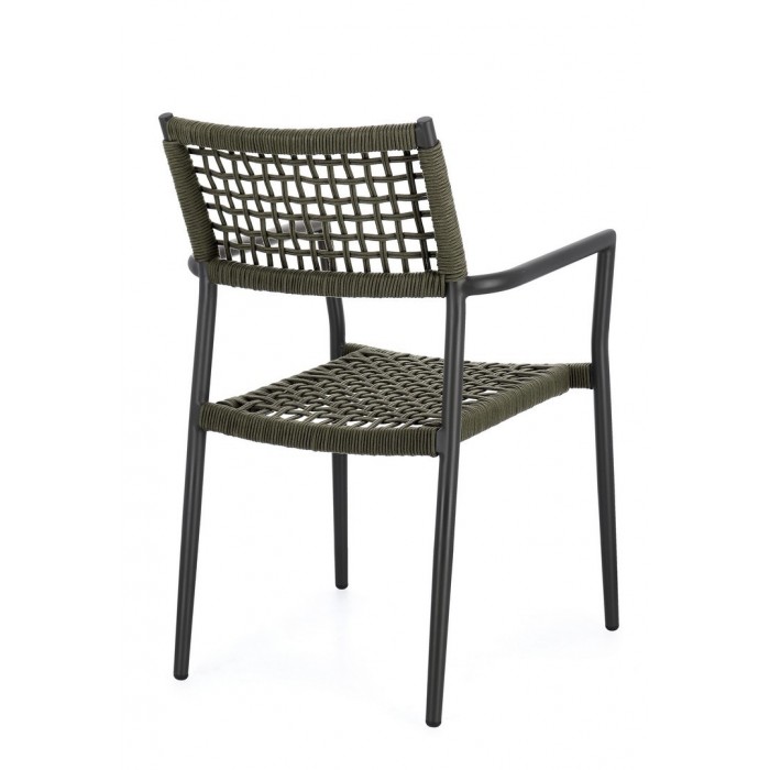 Bizzotto Krzesło Ogrodowe Caleta Czarne   /...