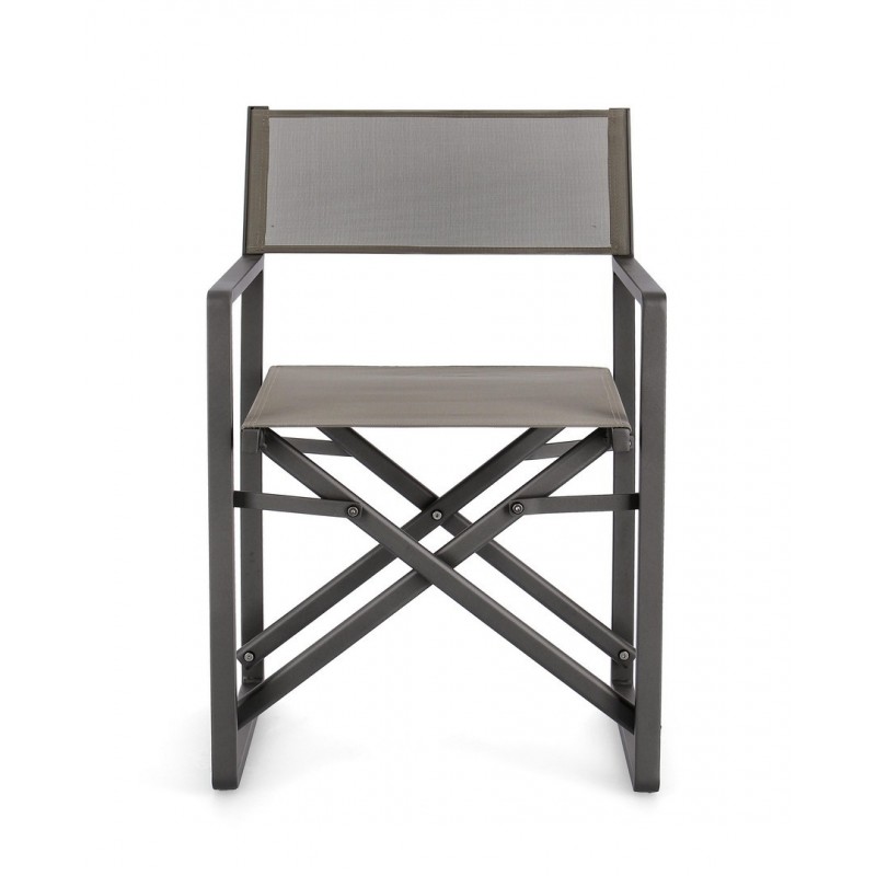 Bizzotto Krzesło Ogrodowe / Reżyserskie   Konnor Szare