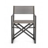 Bizzotto Krzesło Ogrodowe / Reżyserskie   Konnor Szare