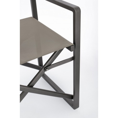 Bizzotto Krzesło Ogrodowe / Reżyserskie   Konnor Szare