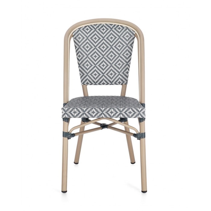 Bizzotto Krzesło Ogrodowe Silveira        Czarne