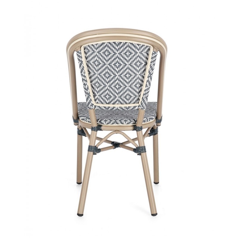 Bizzotto Krzesło Ogrodowe Silveira        Czarne