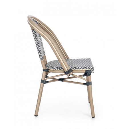 Bizzotto Krzesło Ogrodowe Silveira        Czarne