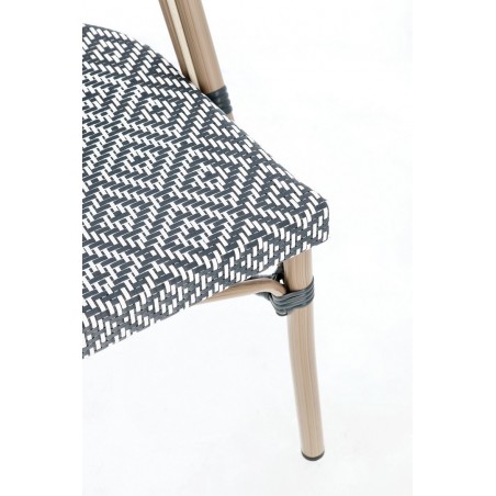 Bizzotto Krzesło Ogrodowe Silveira        Czarne