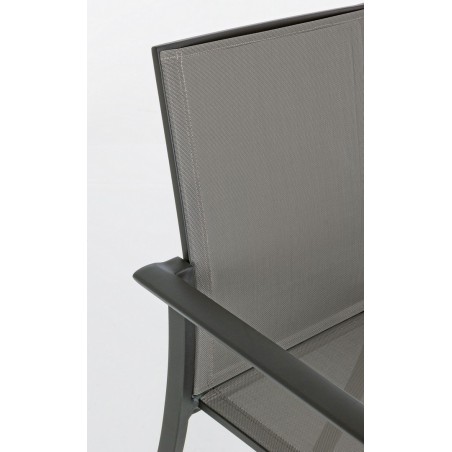 Bizzotto Krzesło Ogrodowe Konnor Szare