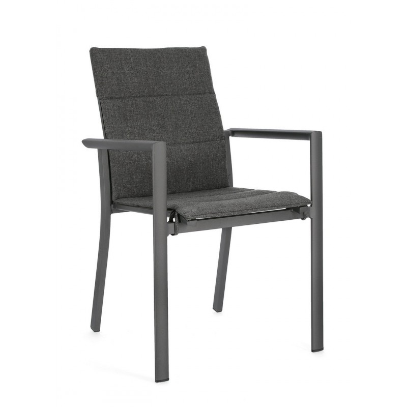 Bizzotto Krzesło Ogrodowe Konnor Szare