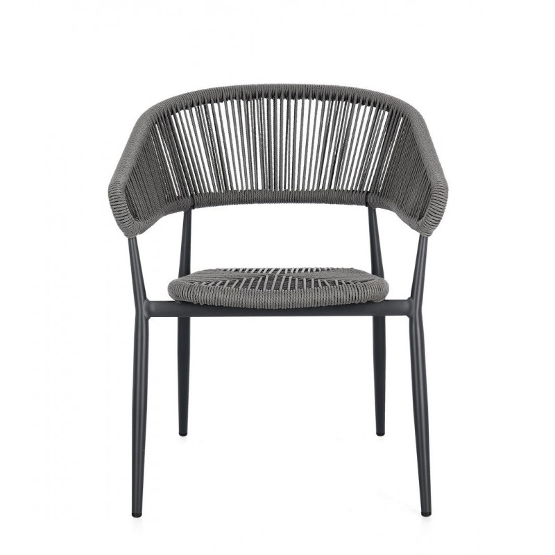 Bizzotto Krzesło Ogrodowe Algaida Szare