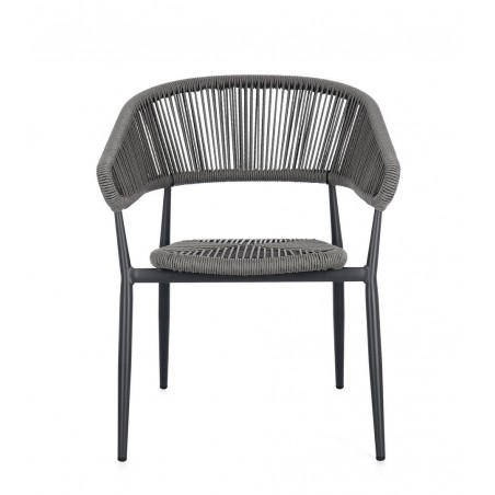 Bizzotto Krzesło Ogrodowe Algaida Szare
