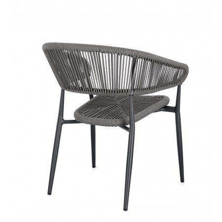 Bizzotto Krzesło Ogrodowe Algaida Szare