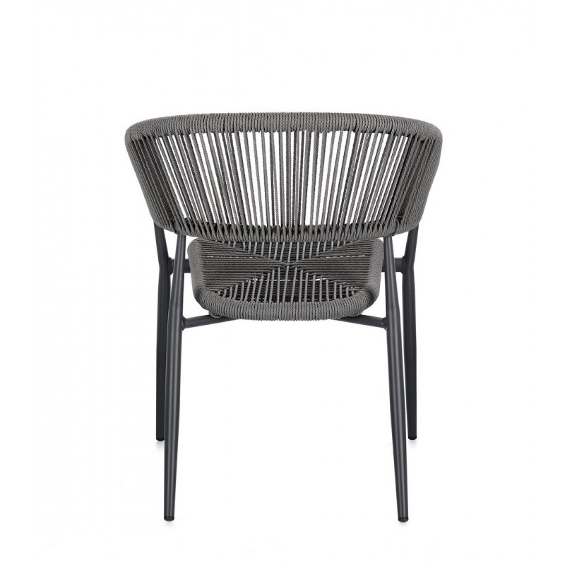 Bizzotto Krzesło Ogrodowe Algaida Szare