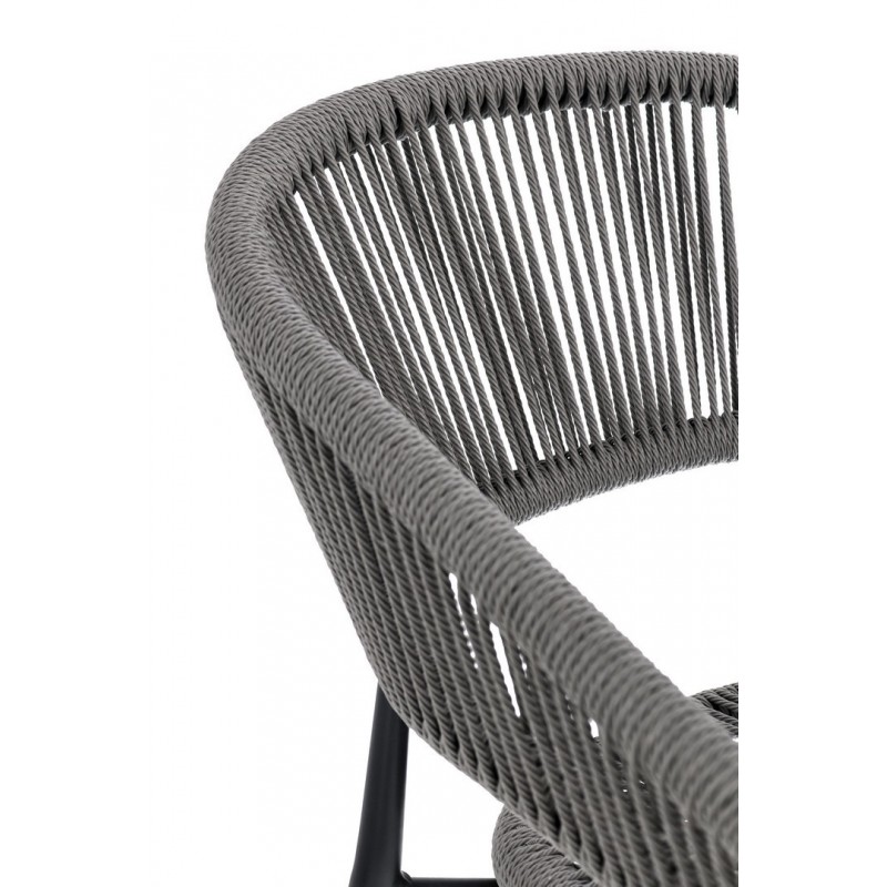 Bizzotto Krzesło Ogrodowe Algaida Szare