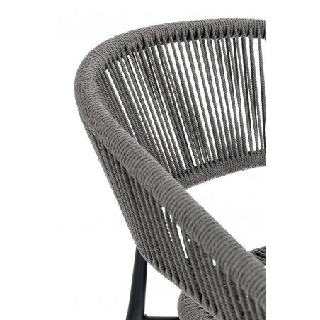 Bizzotto Krzesło Ogrodowe Algaida Szare