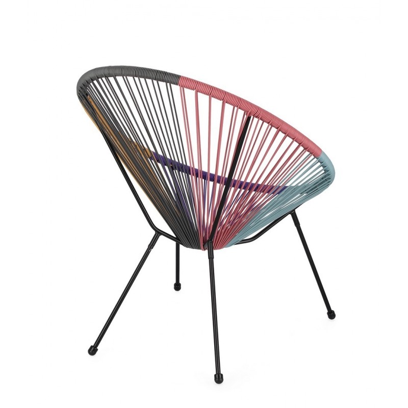 Bizzotto Krzesło Ogrodowe Parker          Wielokolorowe