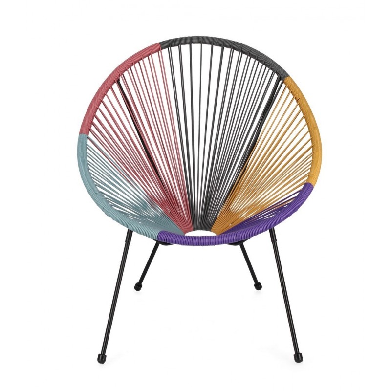 Bizzotto Krzesło Ogrodowe Parker          Wielokolorowe