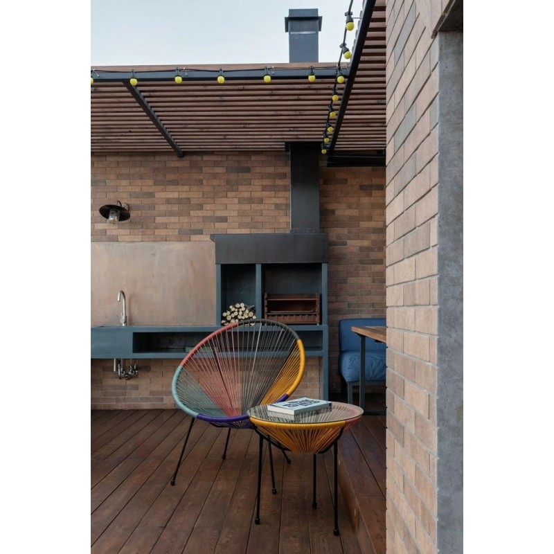 Bizzotto Krzesło Ogrodowe Parker          Wielokolorowe