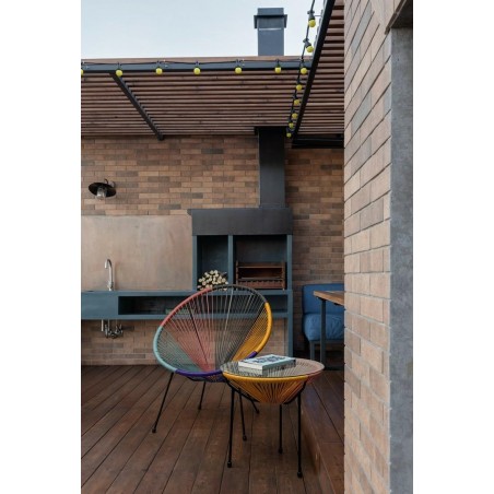 Bizzotto Krzesło Ogrodowe Parker          Wielokolorowe