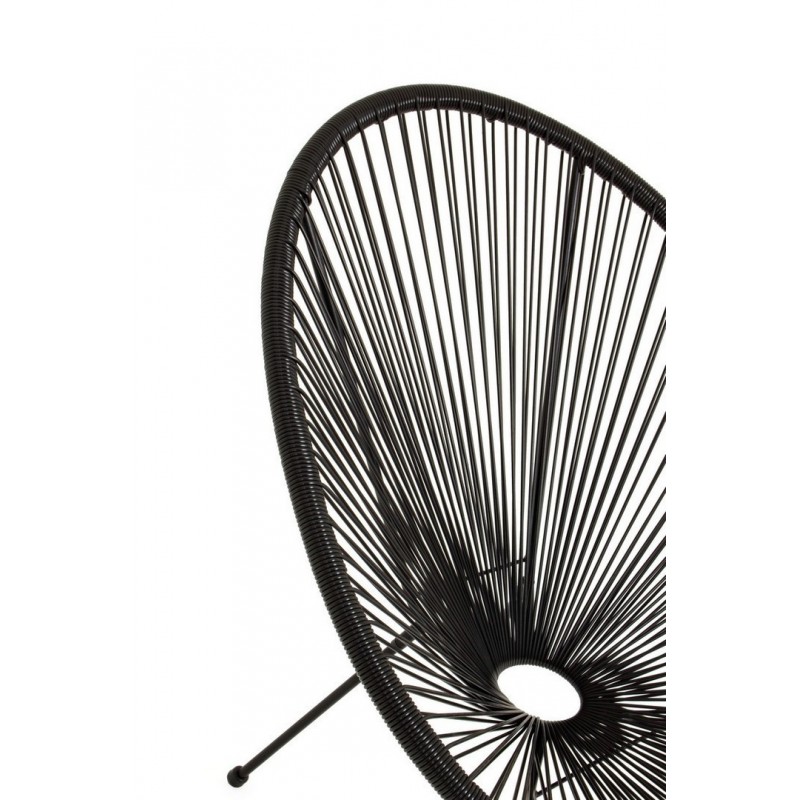 Bizzotto Krzesło Ogrodowe Parker Czarne