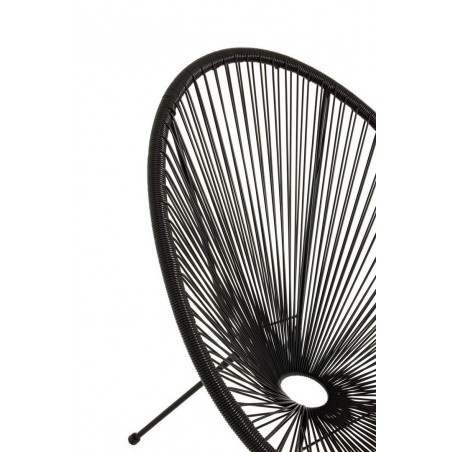 Bizzotto Krzesło Ogrodowe Parker Czarne