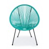 Bizzotto Krzesło Ogrodowe Parker          Turkusowe
