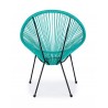 Bizzotto Krzesło Ogrodowe Parker          Turkusowe
