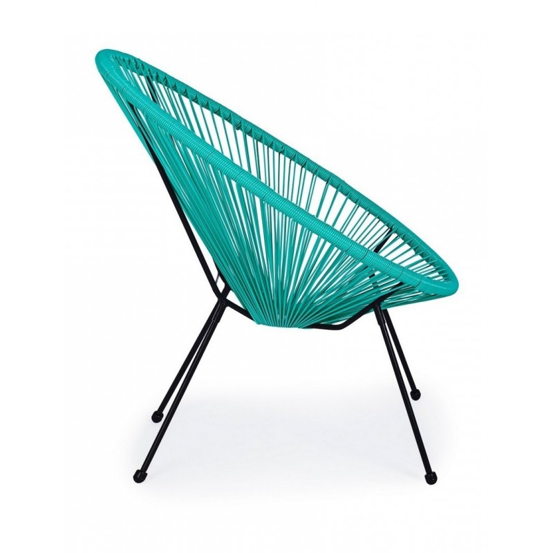 Bizzotto Krzesło Ogrodowe Parker          Turkusowe