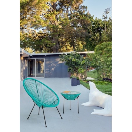 Bizzotto Krzesło Ogrodowe Parker          Turkusowe