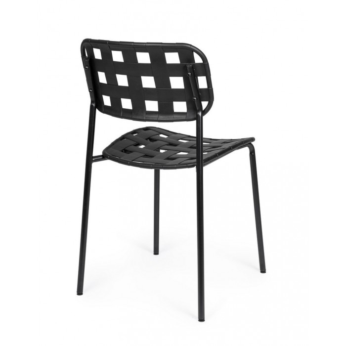 Bizzotto Krzesło Ogrodowe Clover Czarne