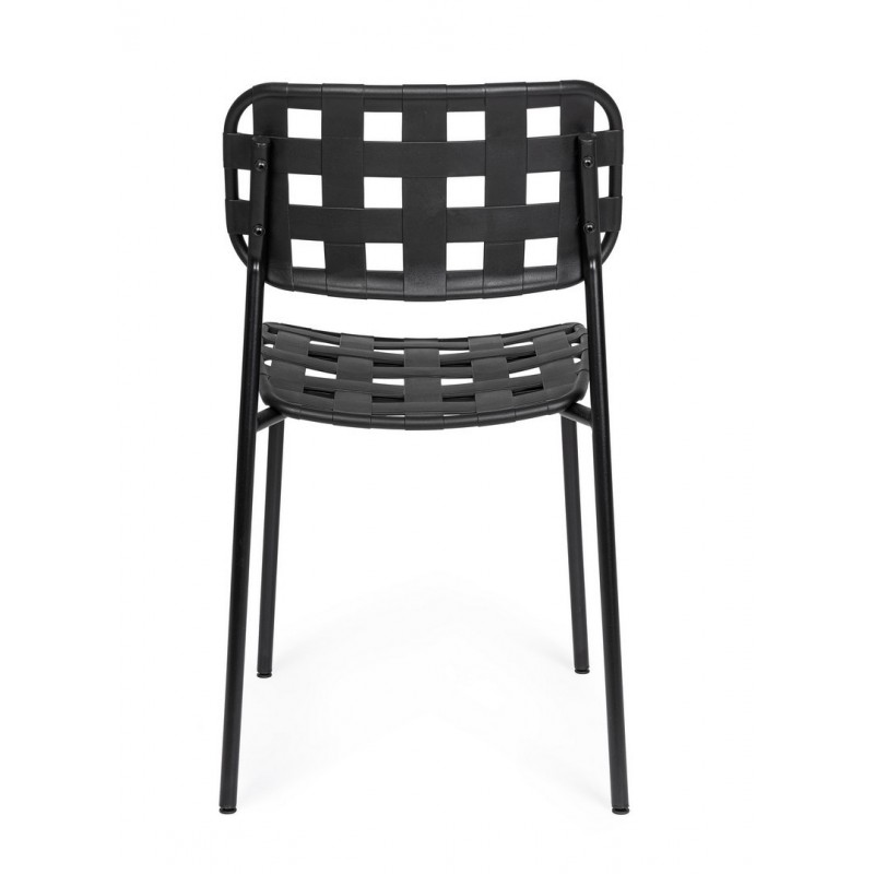 Bizzotto Krzesło Ogrodowe Clover Czarne