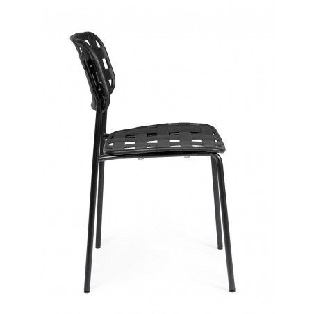 Bizzotto Krzesło Ogrodowe Clover Czarne