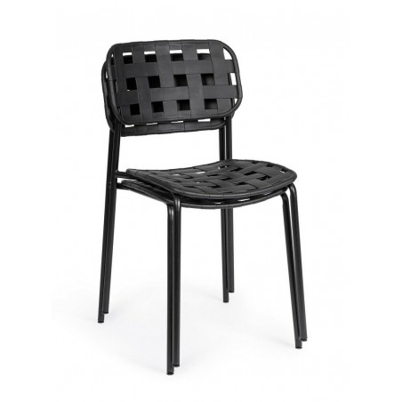 Bizzotto Krzesło Ogrodowe Clover Czarne