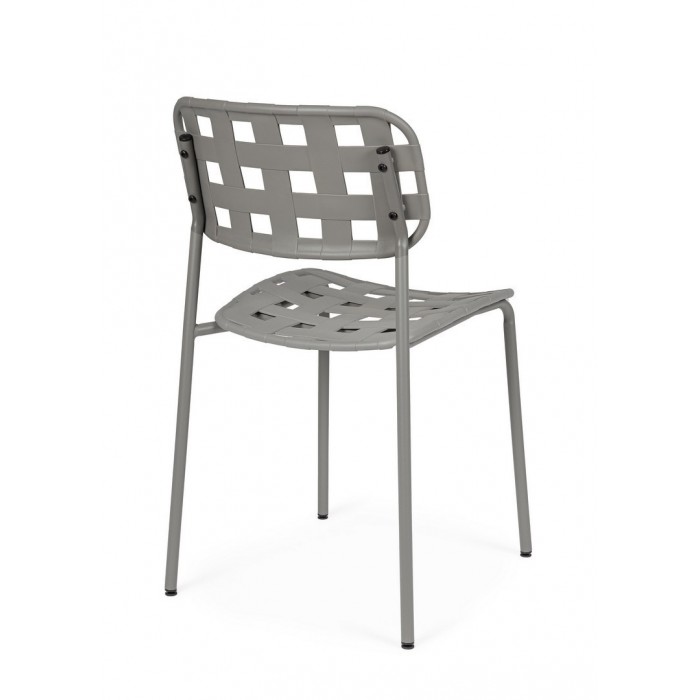 Bizzotto Krzesło Ogrodowe Clover Szare